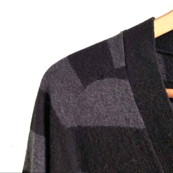 Joie Crop Cardigan ButtonDown Stripe Wool Cashmere - Picture 2 of 8